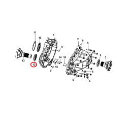JEEP GRAND CHEROKEE DODGE DURANGO TRANSFER CASE SHAFT SEAL OUTPUT 2011-2019 68087452AA NEW