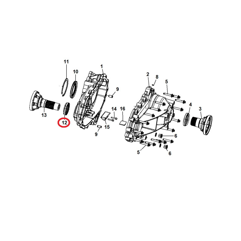 JEEP GRAND CHEROKEE DODGE DURANGO TRANSFER CASE SHAFT SEAL OUTPUT 2011-2019 68087452AA NEW