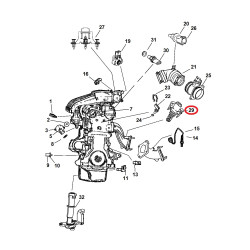 MERCEDES AIR INTAKE TEMPERATURE SENSOR A0005422818 05080343AA NEW
