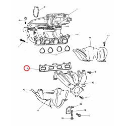 SEBRING PT CRUISER TOWN COUNTRY CARAVAN STRATUS LIBERTY WRANGLER 2.4L EXHAUST MANIFOLD GASKET 01-2010 04781255AA NEW