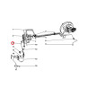 DODGE CALIBER JEEP COMPASS PATRIOT FRONT LEFT ABS WHEEL SPEED SENSOR 2007-2012 05105573AA NEW