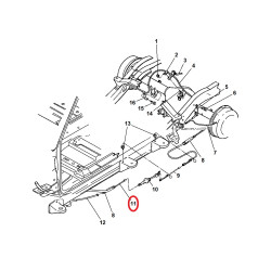 DODGE DAKOTA PARKING BRAKE CABLE 2000-2004 52009869AB NEW