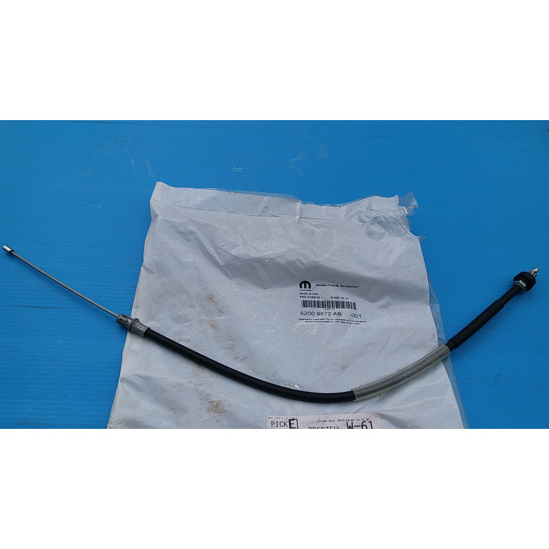 DODGE DURANGO DAKOTA LEFT REAR PARKING BRAKE CABLE 2000-2002 52009872AB 52009872AA NEW