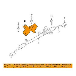 DODGE JOURNEY STEERING GEAR DUST SHIELD 2011-2019 68090437AC 68090437AB 68090437AA NEW
