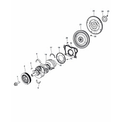 DODGE RAM PROMASTER CHRYSLER 200 3.6L BEARING CRANKSHAFT LOWER 0036mm 2013-2017 05184089AH NEW