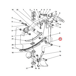 DODGE RAM REAR SPRING SHACLE 1994-2002 52039479AA NEW