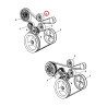 JEEP CHEROKEE LIBERTY WRANGLER 2.4L 2.5L IDLER PULLEY 2002-2006 53013324AA NEW