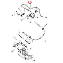 JEEP GRAND CHEROKEE 4.0L THROTTLE ACCELERATOR CABLE 1999-2004 04854150AB NEW