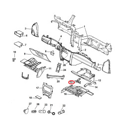 JEEP GRAND CHEROKEE COMMANDER DODGE MAGNUM CHRYSLER 300 GLOVE BOX LATCH 2005-2013 5JM55BD5AC NEW