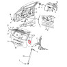JEEP GRAND CHEROKEE REAR WINDOW LIFTGATE GLASS SUPPORT PROP ROD ARM GAS DAMPER SHOCK 2005-2010 68025357AA 05109604AF NEW