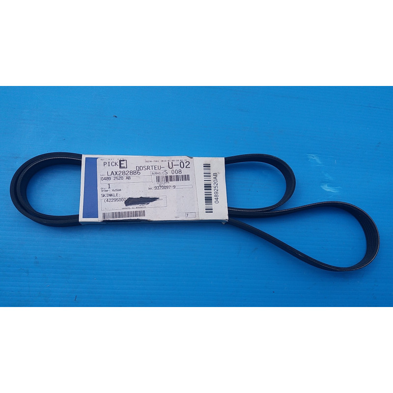 JEEP WRANGLER 2.4L SERPENTINE DRIVE BELT 2006 04892520AB NEW