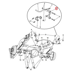 JEEP WRANGLER DODGE DAKOTA REAR STABILIZER SWAY BAR LINK 1997-2006 52106303AA NEW PRICE ONE BAR