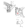 DODGE DURANGO CHRYSLER ASPEN RADIO ANTENNA CABLE AND BRACKET 2008-2009 05064607AA 56043184AF NEW