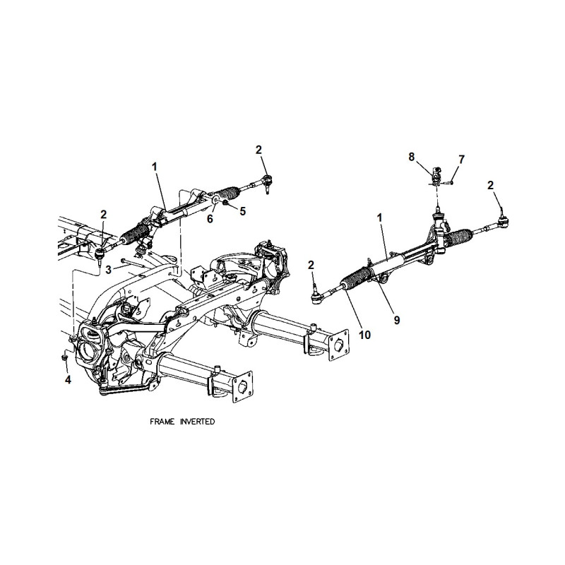 DODGE DURANGO CHRYSLER ASPEN STEERING TIE ROD END KIT INNER 2004-2009 68040226AA 68040226AB NEW