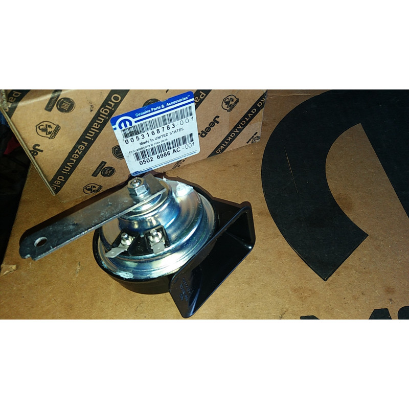 DODGE GRAND CARAVAN CHRYSLER TOWN & COUNTRY HIGH NOTE HORN & BRACKET 2008-2017 05026986AC 5026986AD NEW