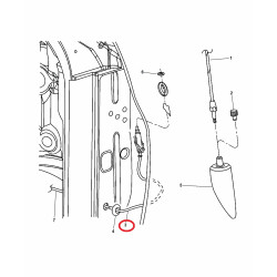 DODGE RAM 1500 2500 3500 4500 5500 ANTENNA CABLE 2009-2018 05064394AH NEW