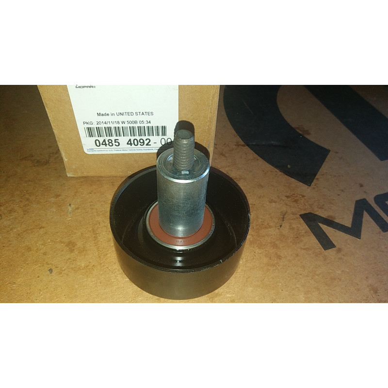 DODGE RAM CHRYSLER JEEP WRANGLER GRAND CHEROKEE 4.0L ALTERNATOR BELT TENSIONER PULLEY IDLER 1999-2006 04854092 NEW