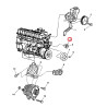 DODGE RAM CHRYSLER JEEP WRANGLER GRAND CHEROKEE 4.0L ALTERNATOR BELT TENSIONER PULLEY IDLER 1999-2006 04854092 NEW