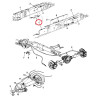DODGE RAM FRONT PARKING BRAKE CABLE 2005-2012 52010133AC NEW