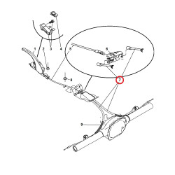 JEEP GRAND CHEROKEE COMMANDER DRIVER LEFT REAR PARKING BRAKE CABLE 2005-2010 68024891AB NEW