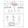 JEEP GRAND CHEROKEE LIBERTY COMMANDER DODGE RAM DURANGO NITRO DAKOTA 3.7L CYLINDER HEAD GASKET 2004-2012 53020989AB NEW