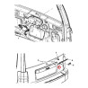JEEP LIBERTY REAR WIPER BLADE ARM 2008-2012 55157415AD 68034341AD NEW