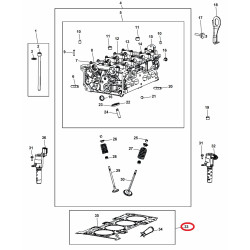 CHRYSLER 200 SEBRING AVENGER CALIBER JOURNEY JEEP COMPASS PATRIOT 2.4L CYLINDER HEAD GASKET 07-17 05189976AB 04884798AC NEW
