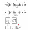 DODGE RAM 1500 2500 3500 FRONT DRIVE SHAFT  AXLE U-JOINT KIT 1999-2001 V5016382AB NEW