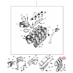 JEEP CHEROKEE DODGE DART 2.0L 2.4L INTAKE MANIFOLD FUEL RAIL COVER INSULATOR 2014-2018 04627315AC NEW