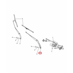 DODGE RAM PROMASTER 1500 2500 3500 FRONT WIPER BLADE ARM 2015-2018 68159680AB NEW