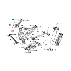CHRYSLER PACIFICA REAR RIGHT KNUCKLE 2004-2008 04743248AA 04743250AA NEW