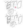 JEEP WRANGLER FRONT LEFT SIDE DRIVERS DOOR WEATHER STRIP SEAL 2007-2018 55395275AV NEW