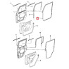 JEEP WRANGLER JK RIGHT FRONT DOOR WEATHER STRIP MOLDING SEAL 2007-2018 55395274AV  55395274AF NEW