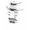 CHRYSLER 200 FRONT BUMPER RIGHT MOLDING APPLIQUE FASCIA 2015-2018 68214626AA NEW