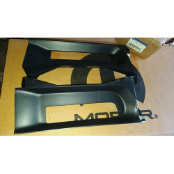 DODGE RAM 1500 FRONT TOW HOOK BEZELS RIGHT & LEFT 2013-2018 68196982AA NEW SET PAIR