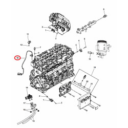 DODGE RAM 2500 3500 4500 5500 6.7L DIESEL TURBOCHARGER SPEED SENSOR 2007-2012 68039104AA 68039104AC NEW MOPAR