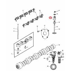 LOT OF 15 PCS. JEEP GRAND CHEROKEE RAM CHALLENGER DURANGO CHRYSLER 300 5.7L HEMI ENGINE VALVE SPRING 2009-2019 68080909AB NEW