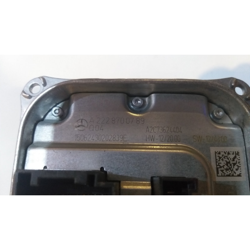 A2228700789 Mercedes-Benz C-Class LED Ballast 2014-2019