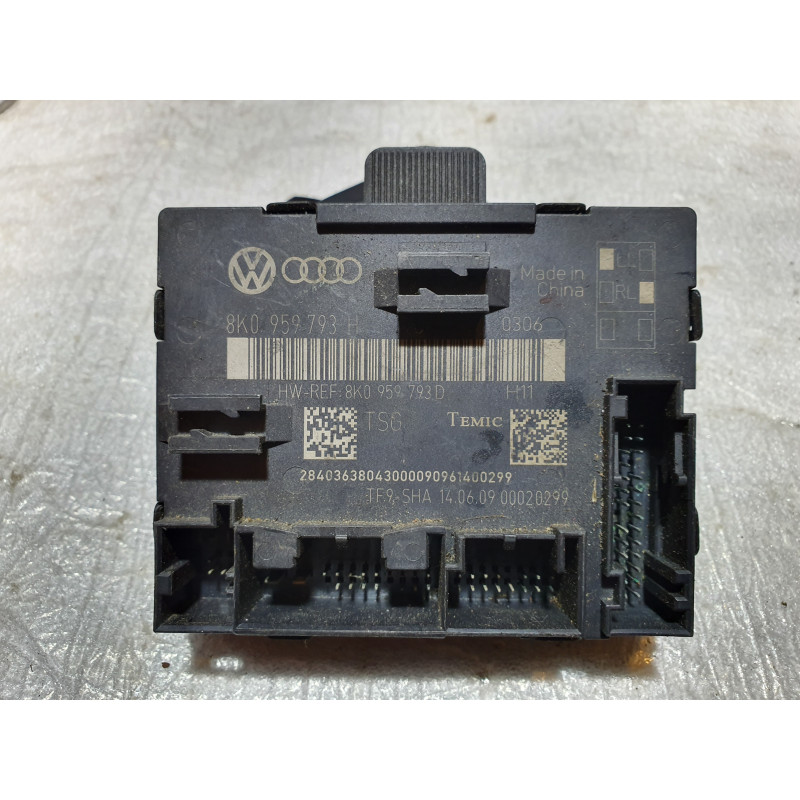 AUDI A4 A5 Q5 FRONT LEFT DOOR CONTROL MODULE 2009-2015 8K0959793H 8K0959793D