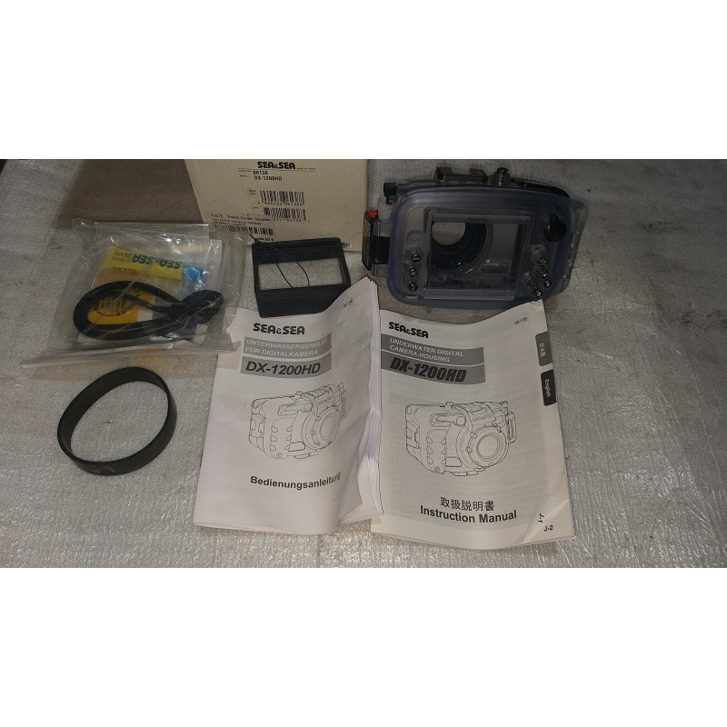 SEA & SEA UNDERWATER DIGITAL CAMERA HOUSING DX-1200HD NEW