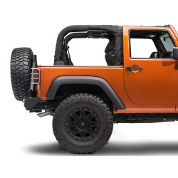 JEEP WRANGLER RedRock 4x4 Wrap Around Tail Light Guard  Stainless Steel 2007-2018 J100583 NEW