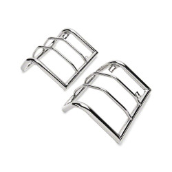 JEEP WRANGLER RedRock 4x4 Wrap Around Tail Light Guard  Stainless Steel 2007-2018 J100583 NEW