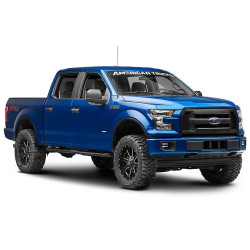 FORD F150 STAINLESS STEEL FENDER FLARES TRIM MATTE BLACK 2015-2017 Excluding Raptor T534751 NEW SET OF