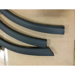 FORD F150 STAINLESS STEEL FENDER FLARES TRIM MATTE BLACK 2015-2017 Excluding Raptor T534751 NEW SET OF