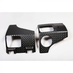 JEEP WRANGLER JK 4 DOOR Rugged Ridge Tall Body Armor Corner Guards  Black 2007-2018  J15413 11651 NEW SET PAIR