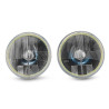 JEEP WRANGLER JK XENON LED HALO 7 inch HEADLIGHT KIT 2007-2018 60-55 Watts DELTA  01-1148-50XH  J102741 SET PAIR