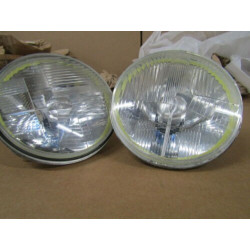 JEEP WRANGLER JK XENON LED HALO 7 inch HEADLIGHT KIT 2007-2018 60-55 Watts DELTA  01-1148-50XH  J102741 SET PAIR
