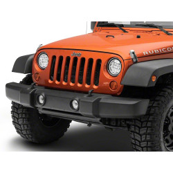 JEEP WRANGLER TJ JK Axial Spider LED HEADLIGHTS w Amber DRL & Angel Eye Halo 1997-2018 J108047 SET PAIR