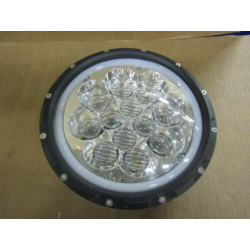 JEEP WRANGLER TJ JK Axial Spider LED HEADLIGHTS w Amber DRL & Angel Eye Halo 1997-2018 J108047 SET PAIR