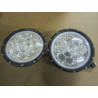 JEEP WRANGLER TJ JK Axial Spider LED HEADLIGHTS w Amber DRL & Angel Eye Halo 1997-2018 J108047 SET PAIR